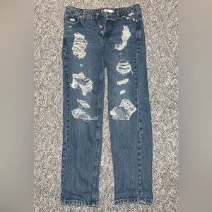 Garage ex-boyfriend blue jeans, size 0